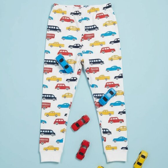 White Car Print Kids Pajama Bottom – Soft and Cozy Sleepwear - Picture 4 of 4